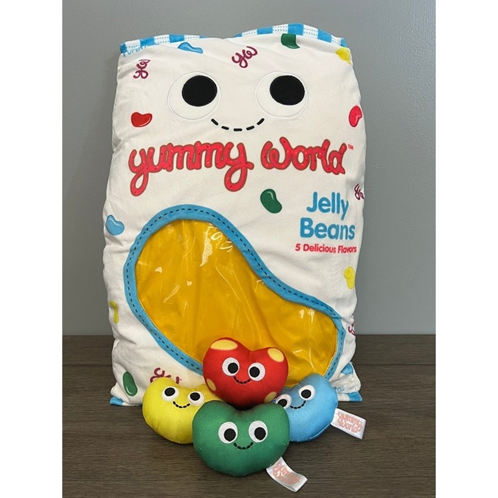 Kidrobot Yummy World Jeni and the Jelly Beans XL Plush Bag with 4 Bean Inserts